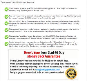 How to build your own Liberty Generator