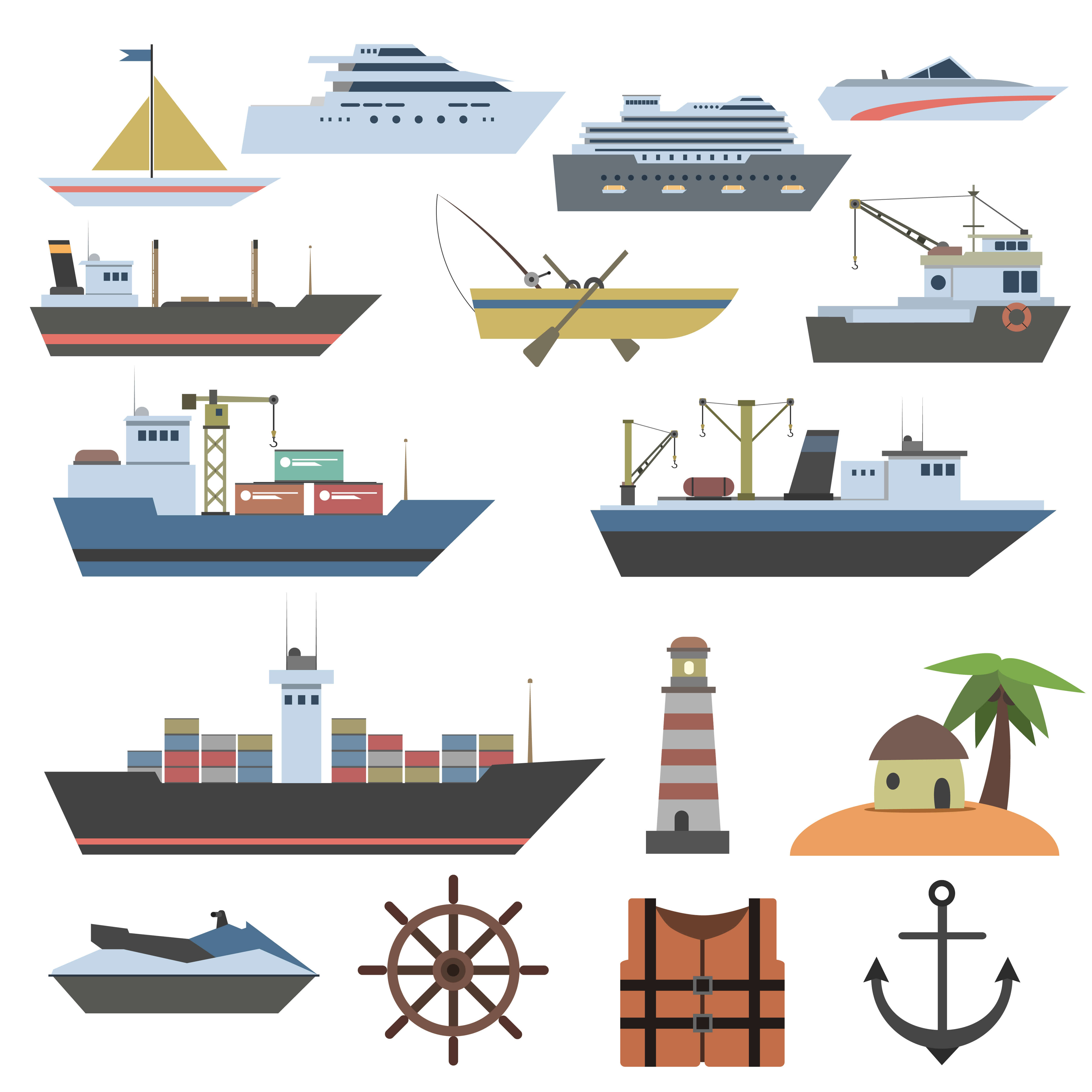 Ships and sailing vessels