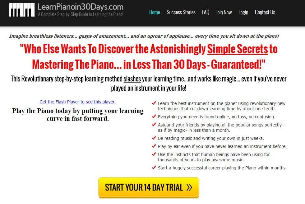 Learn Piano In 30 Days