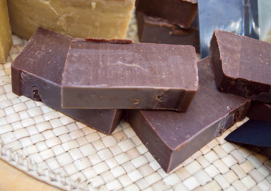 bars of chocolate soap