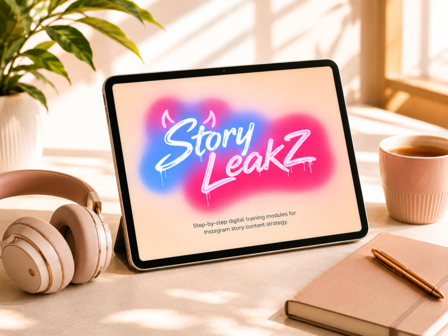 StoryLeakz step-by-step digital training modules for Instagram story content strategy
